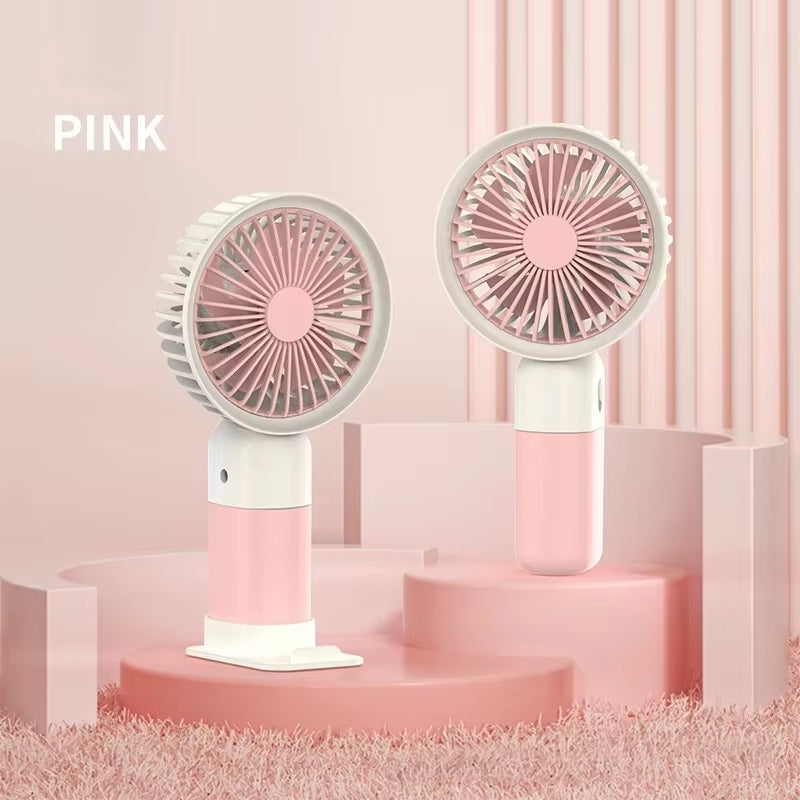 Portable Mini USB Fan – Handheld Rechargeable Air Cooler for Summer