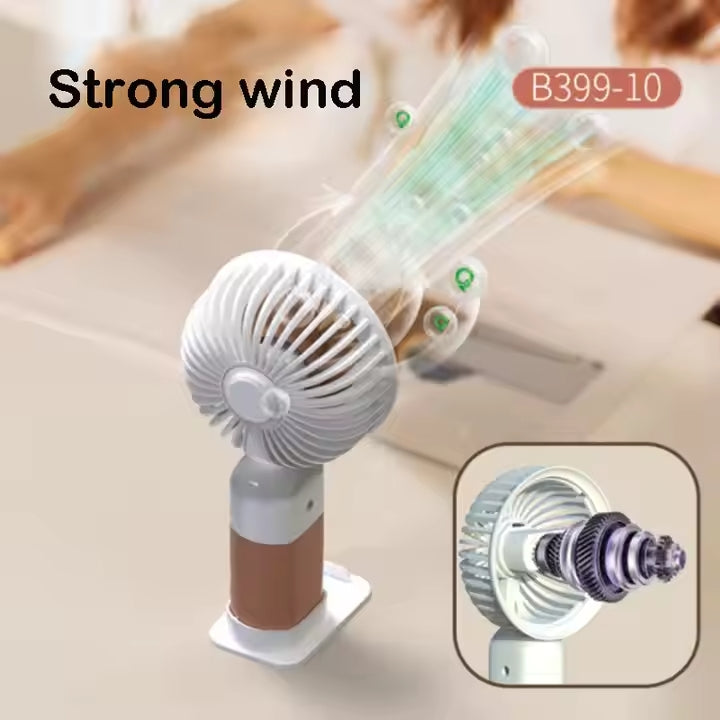 Portable Mini USB Fan – Handheld Rechargeable Air Cooler for Summer