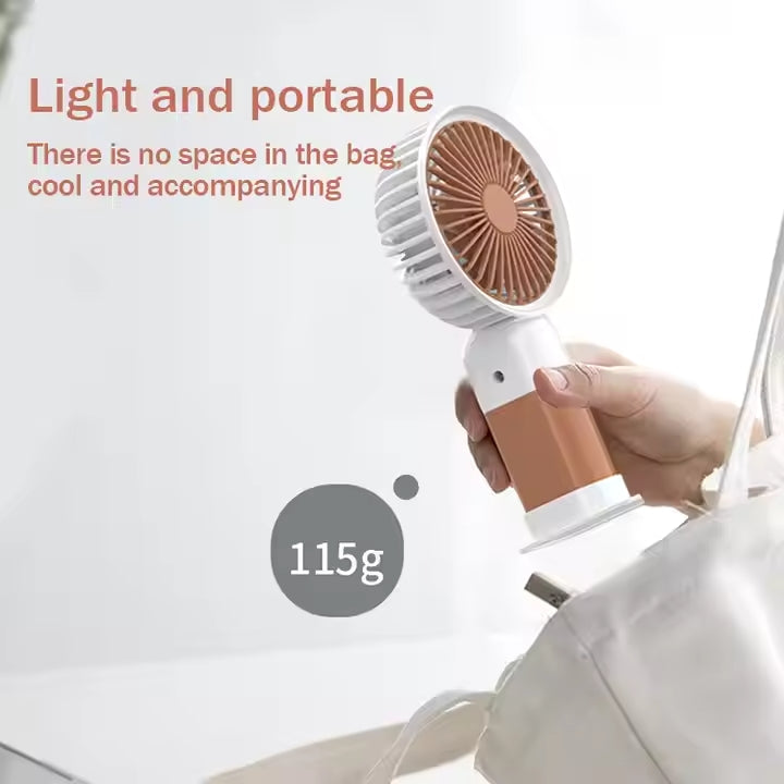 Portable Mini USB Fan – Handheld Rechargeable Air Cooler for Summer