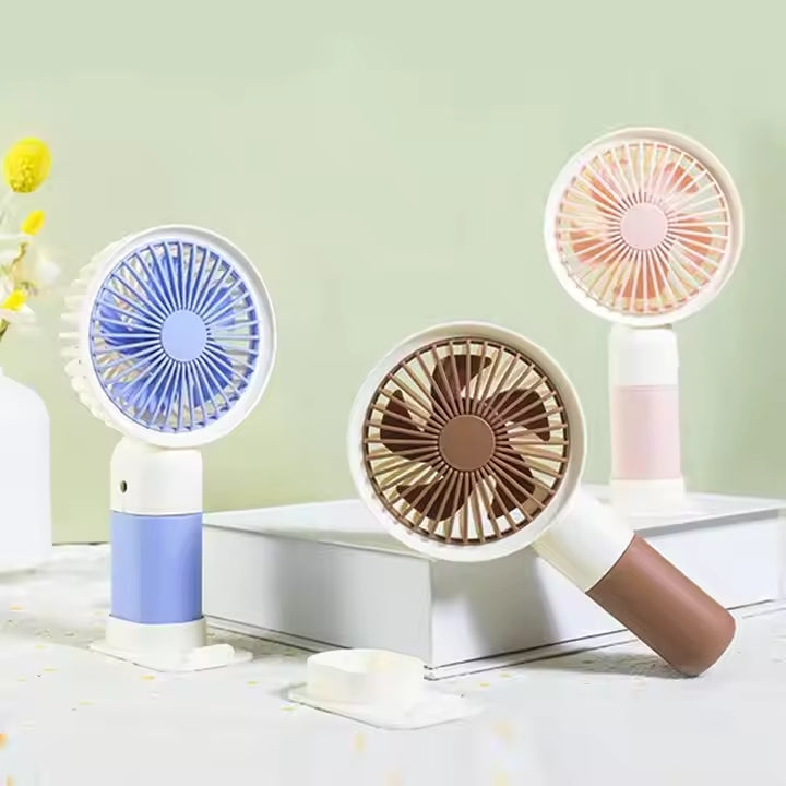 Portable Mini USB Fan – Handheld Rechargeable Air Cooler for Summer