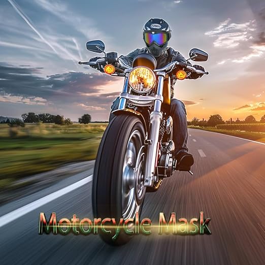 Windproof Tactical Full Face Mask with Goggles – Motorcycle & Cycling Protection Gear