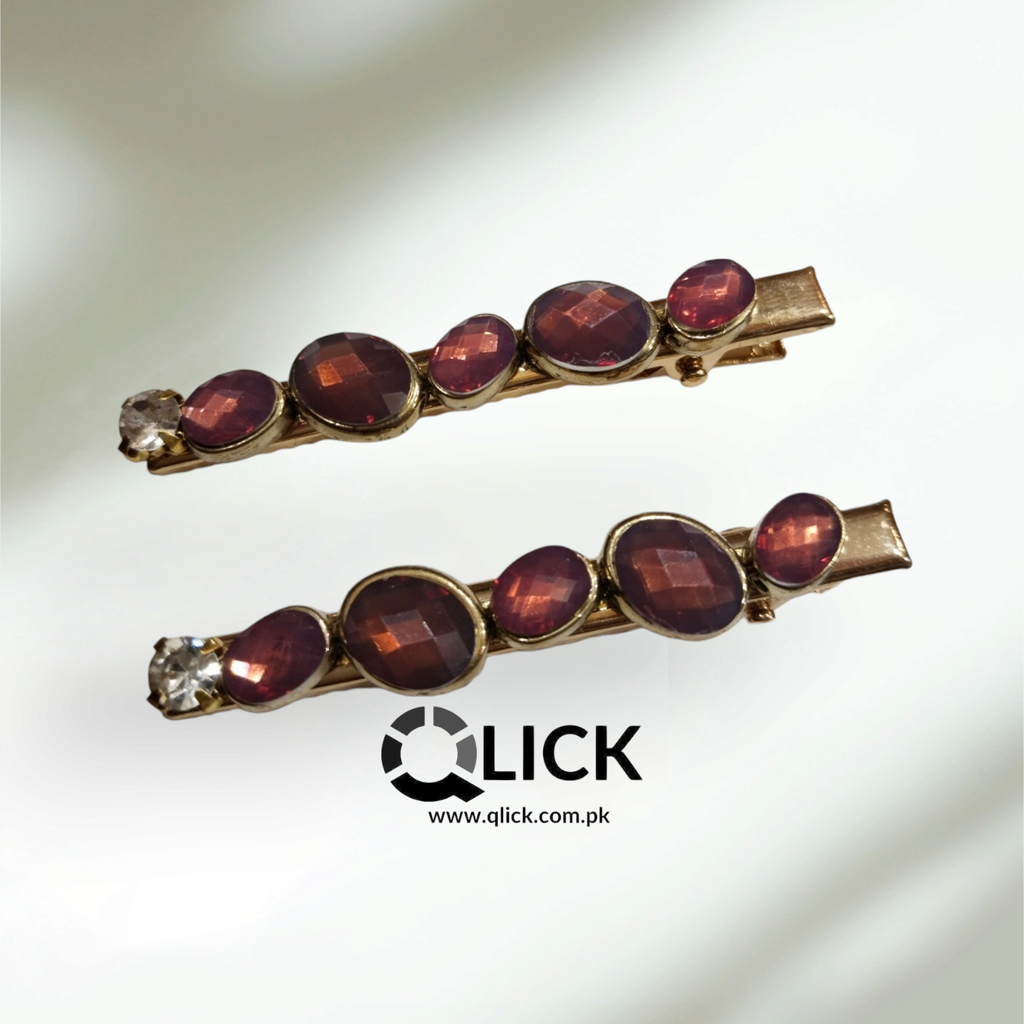 Elegant Crystal Hair Clip (pair)
