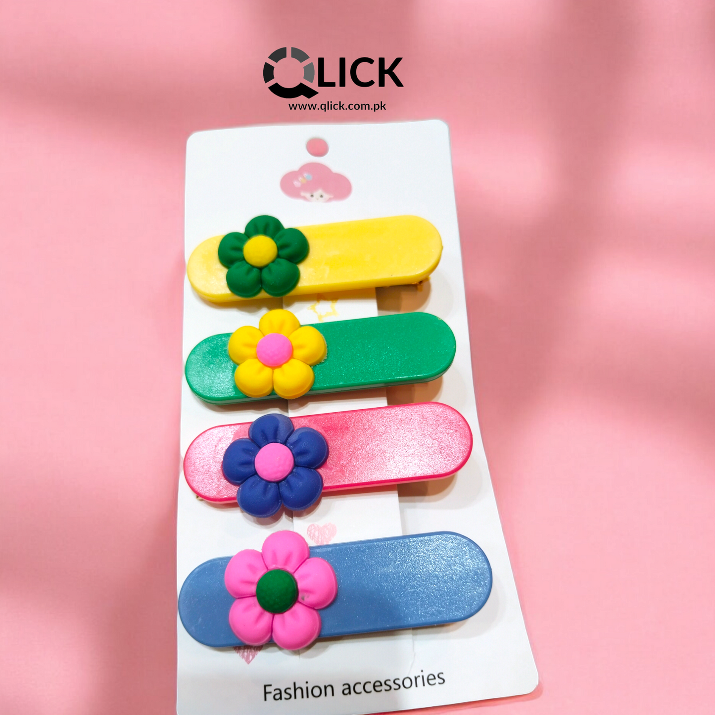 Funky Hair Clips Pack of 4