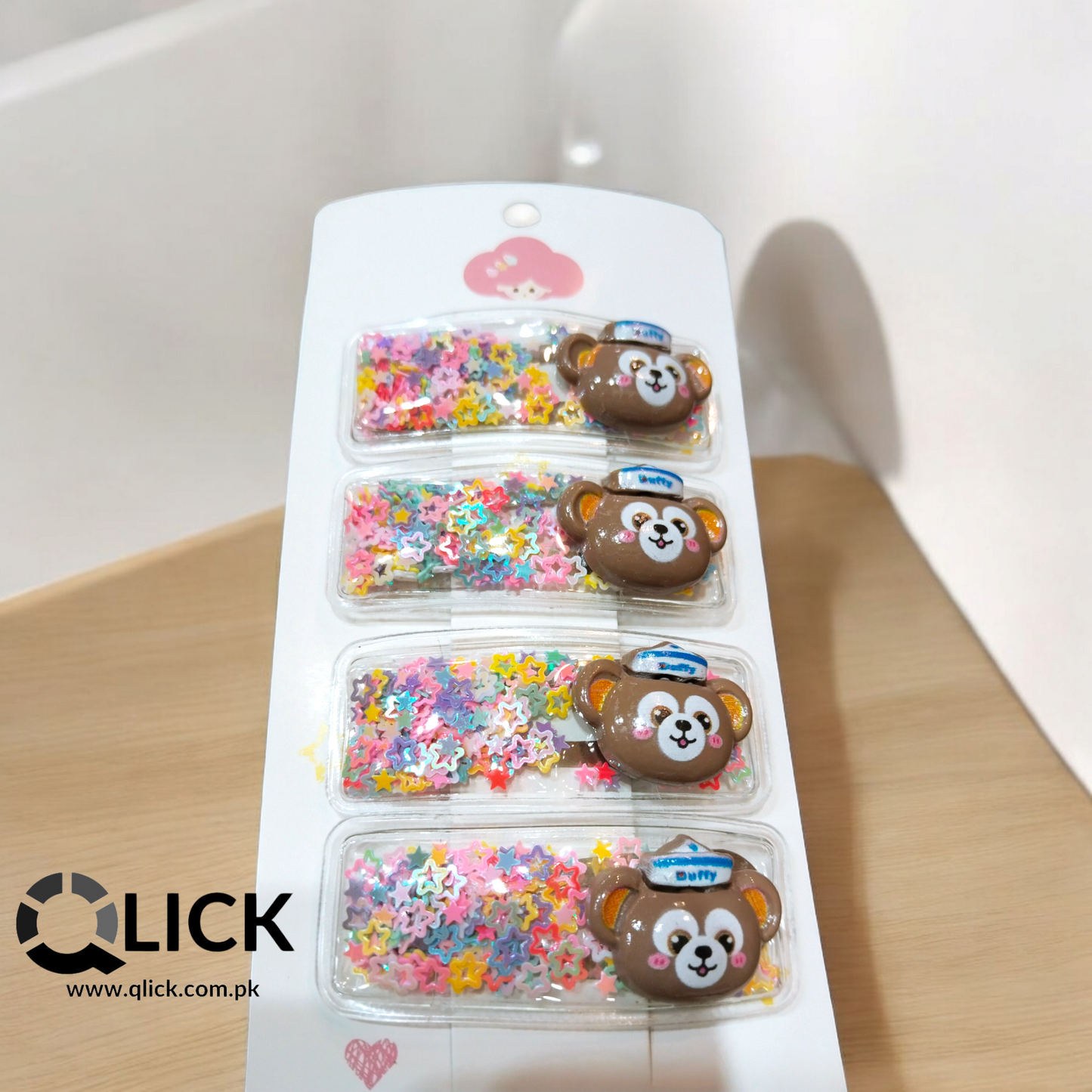 Cute Quicksand Sequins Stars BB Clip/Pins (Pair) Style#1