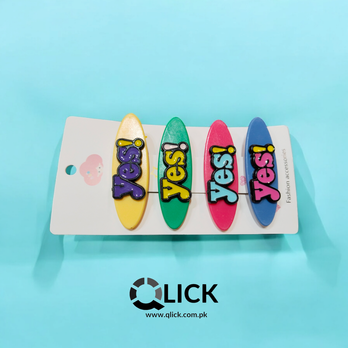 Funky Hair Clips Pack of 4