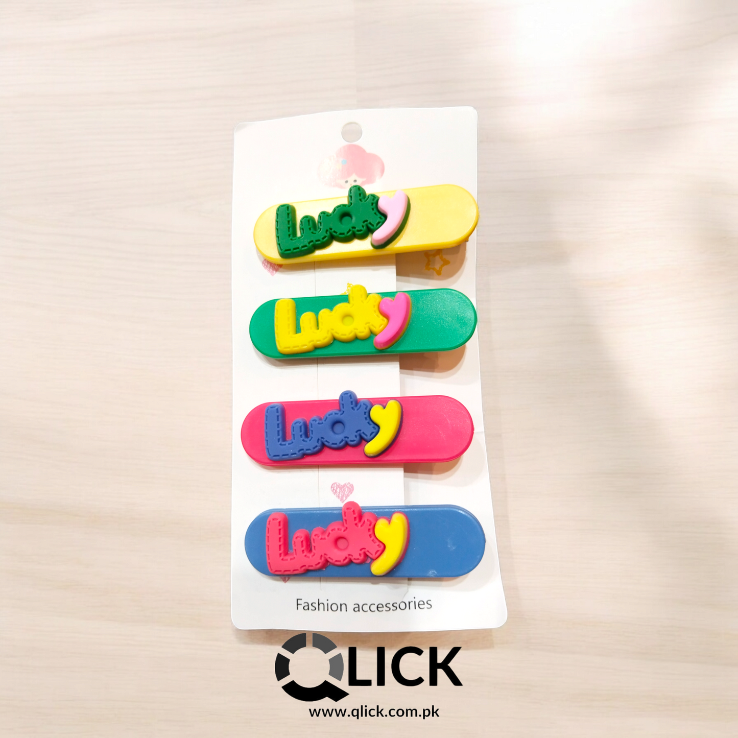 Funky Hair Clips Pack of 4