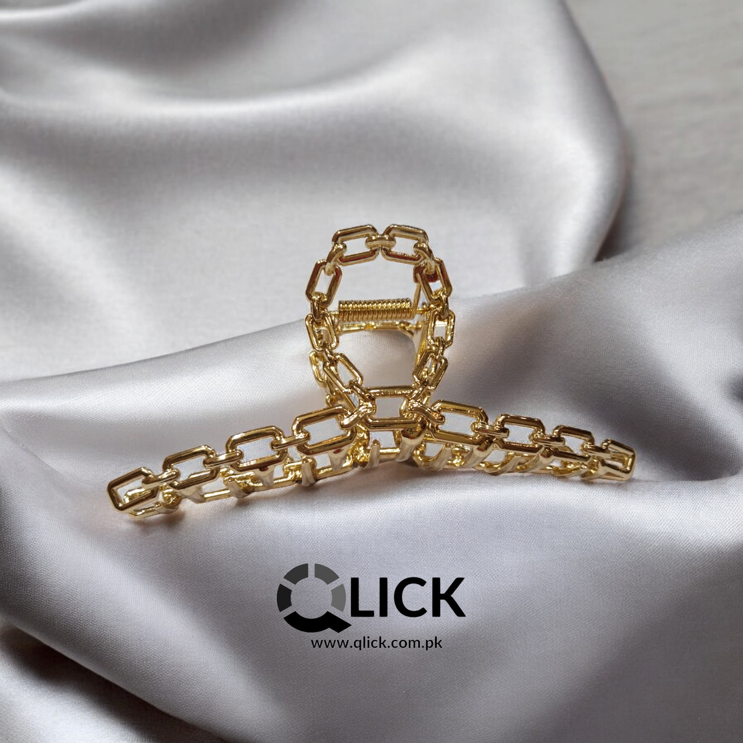 Chained Metal Hair Clamp/Grip/Claw