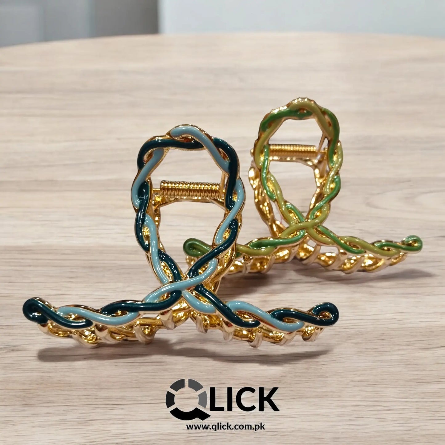 Braided Metal Hair Claw