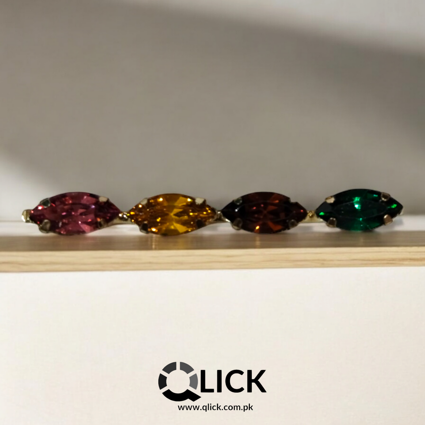 Multicolor Crystal Rhinestone Metal Hair Pin