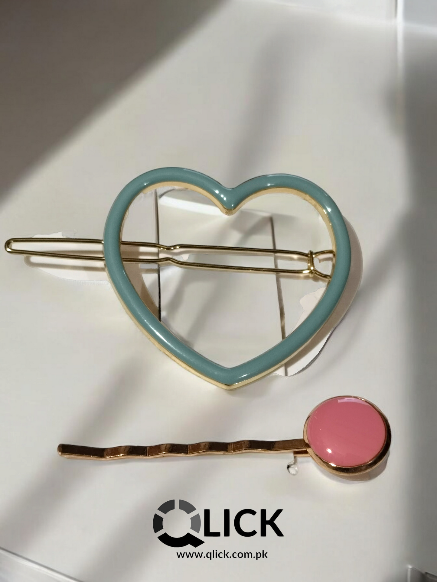 Resin Metal Hair Clip/Barrette Set