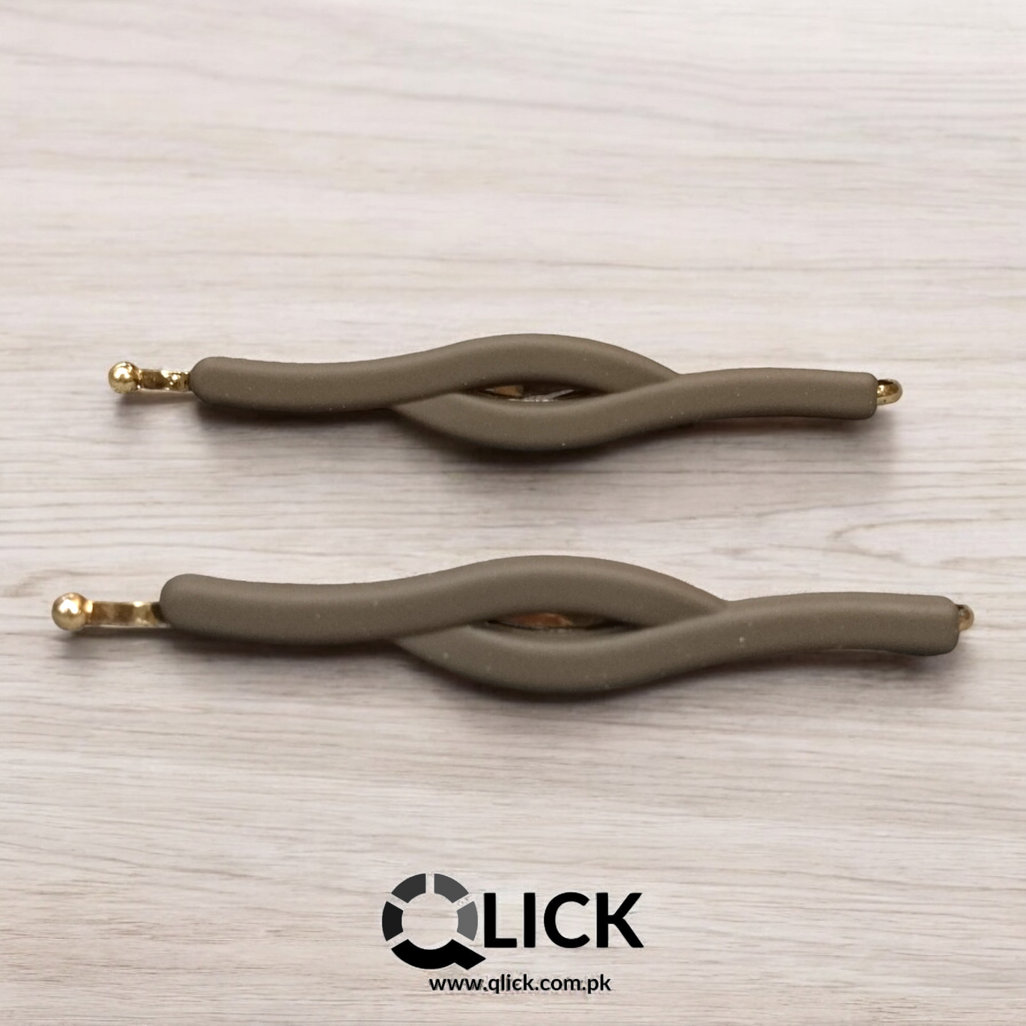 Soft Rubberized Hair Pins (pair)