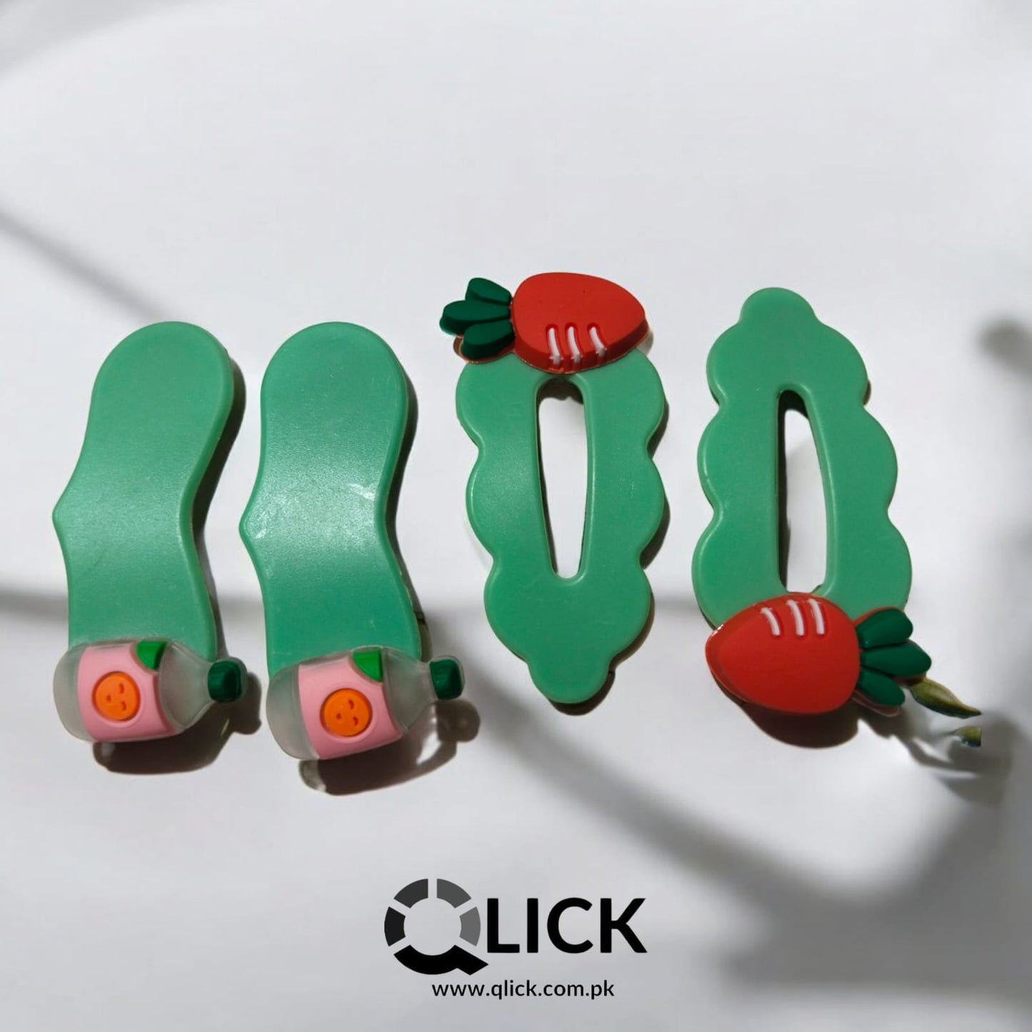 Green Hair Pins (Pack of 4)