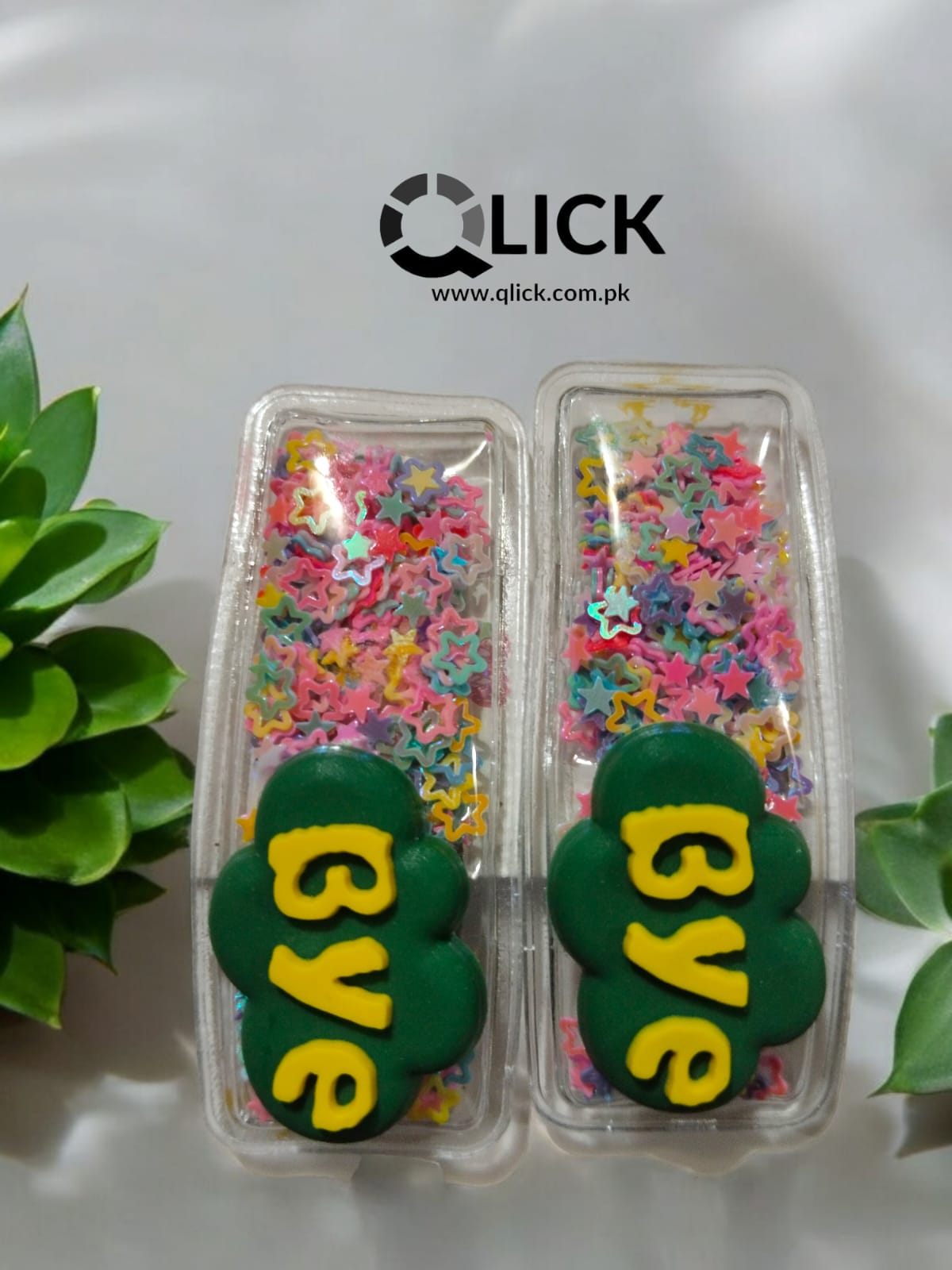 Cute Quicksand Sequins Stars BB Clip/Pins (Pair) style#2