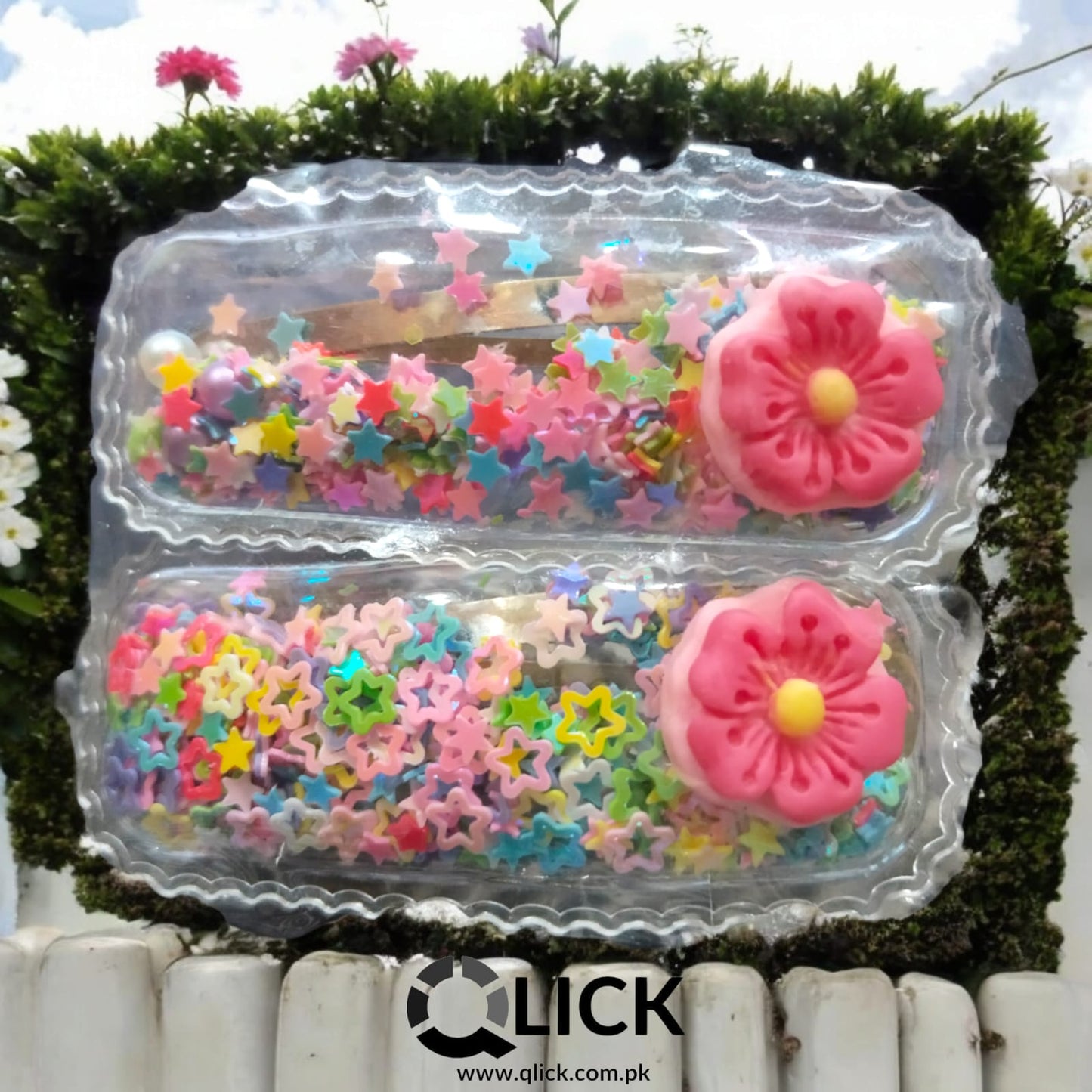 Cute Quicksand Sequins Stars BB Clip/Pins (Pair) style#5