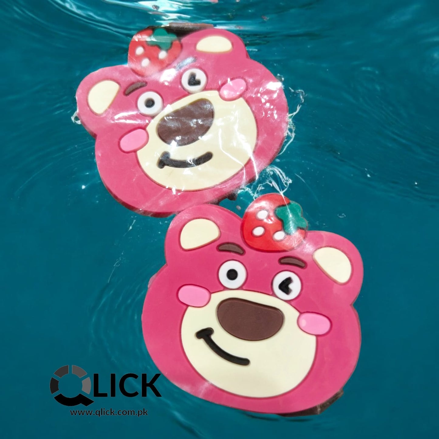 Soft Rubber Hair Clip (pair)