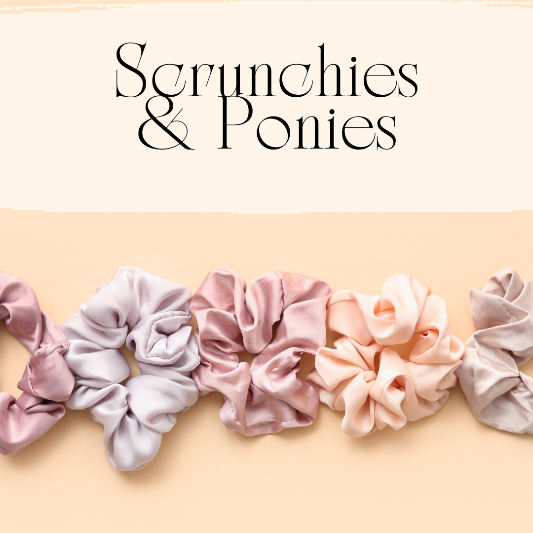 Soft scrunchies/ ponies