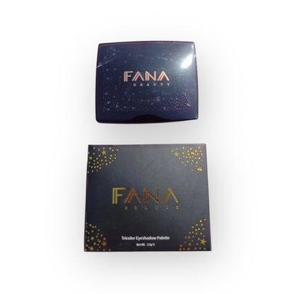 Fana Beauty Tricolor Eyeshadow Palette- Bold & Blendable shades