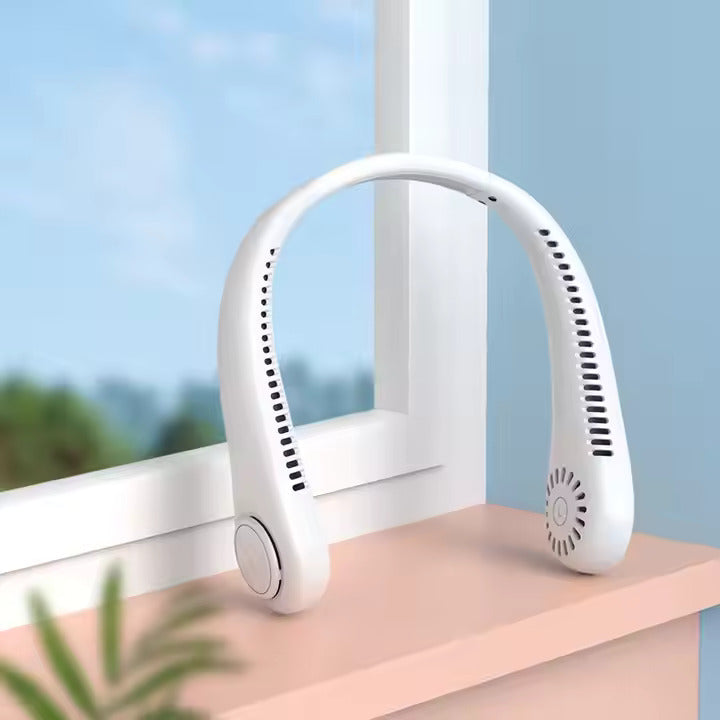 Portable Neck Fan | Air Cooler – Lightweight, Bladeless, Rechargeable Fan for Summer Comfort