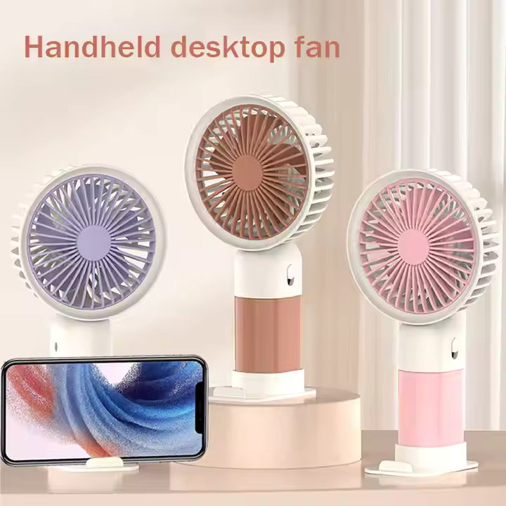 Portable Mini USB Fan – Handheld Rechargeable Air Cooler for Summer