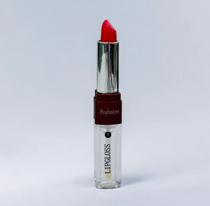 Profusion Imported pack of 12 Lipsticks & lip Gloss 2in1