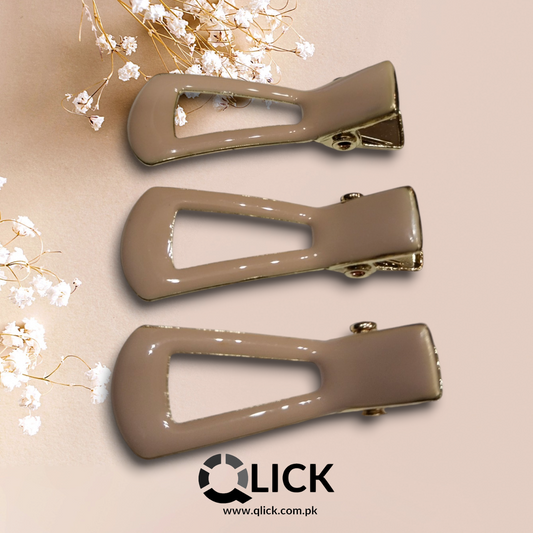 Mini Hair Clips/Grips set of 3