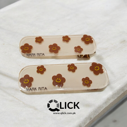 Cute Resin Hair Clip (pair)