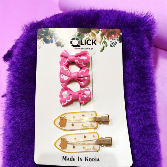 Pack of 5 Hair Clips