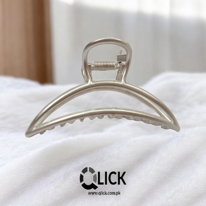 Korean Moon Shaped Metal Hair Claw/Grip