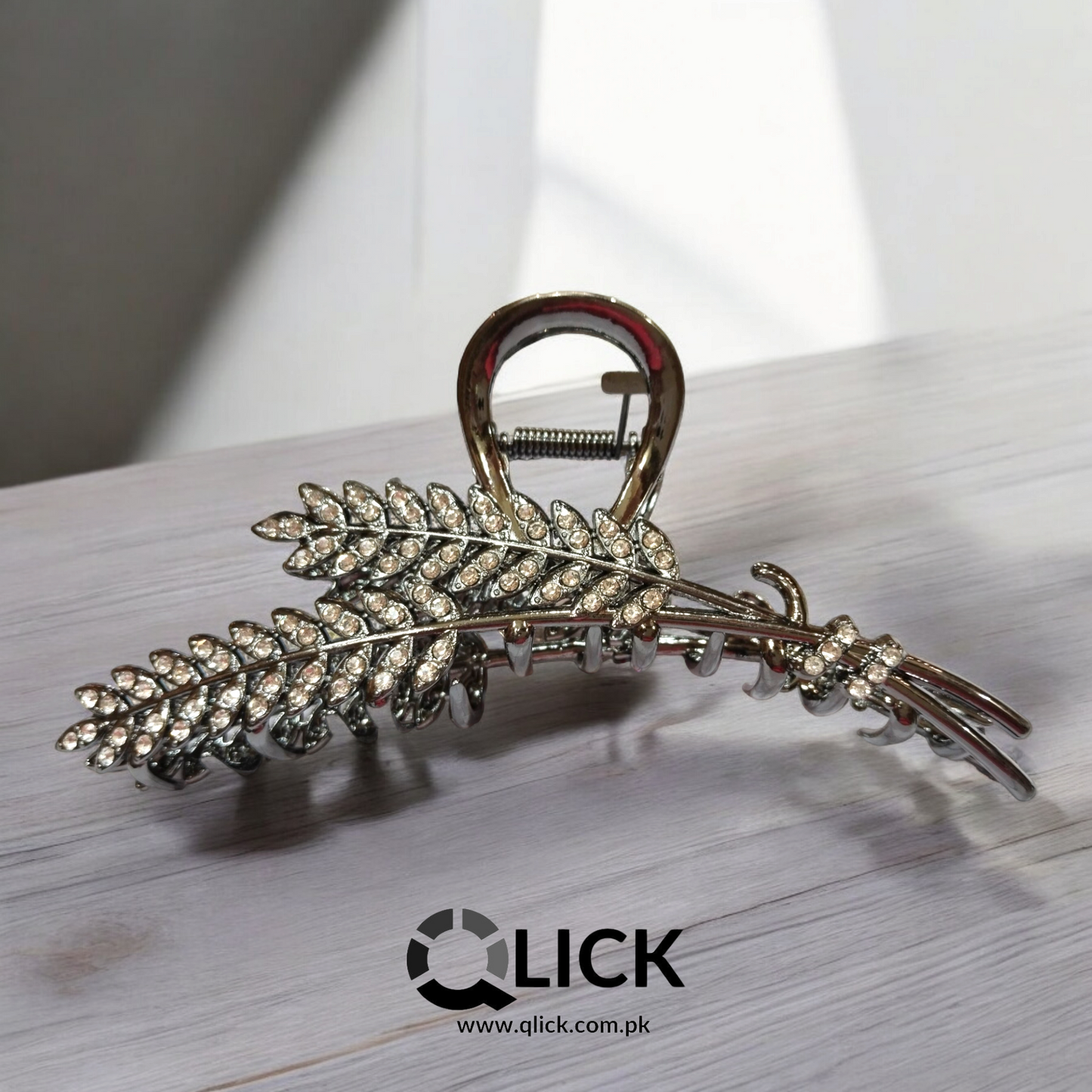 Trendy Wheat Ear Solid Metal Hair Grip/Claw