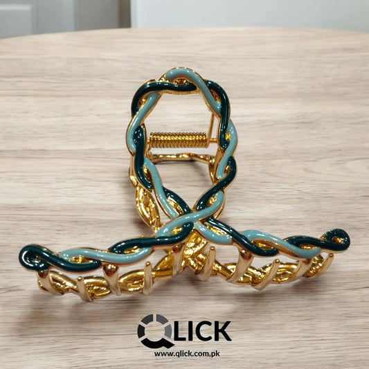 Braided Metal Hair Claw