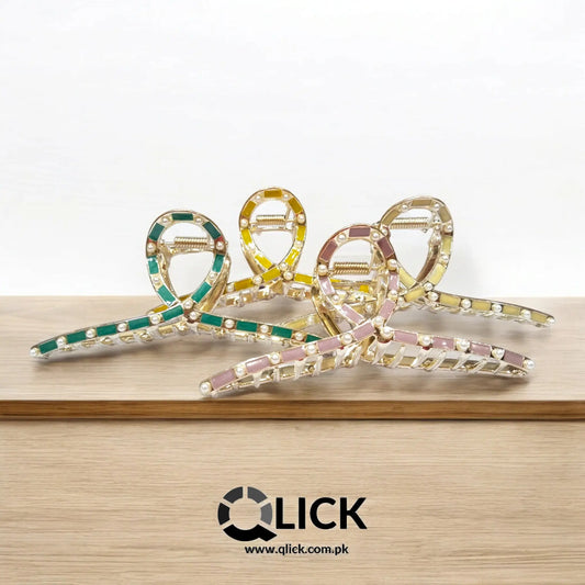 Pearl Metal Hair Claw