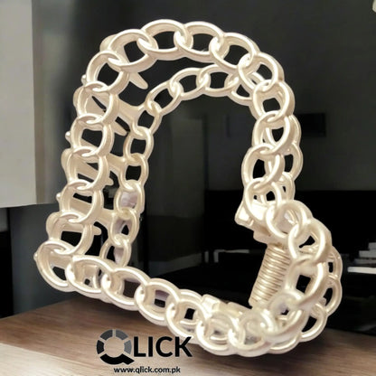 Chained Heart Shape Metal Claw