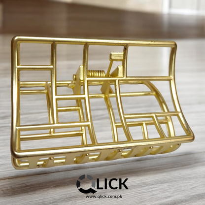 Geometric Metal Hair Claw