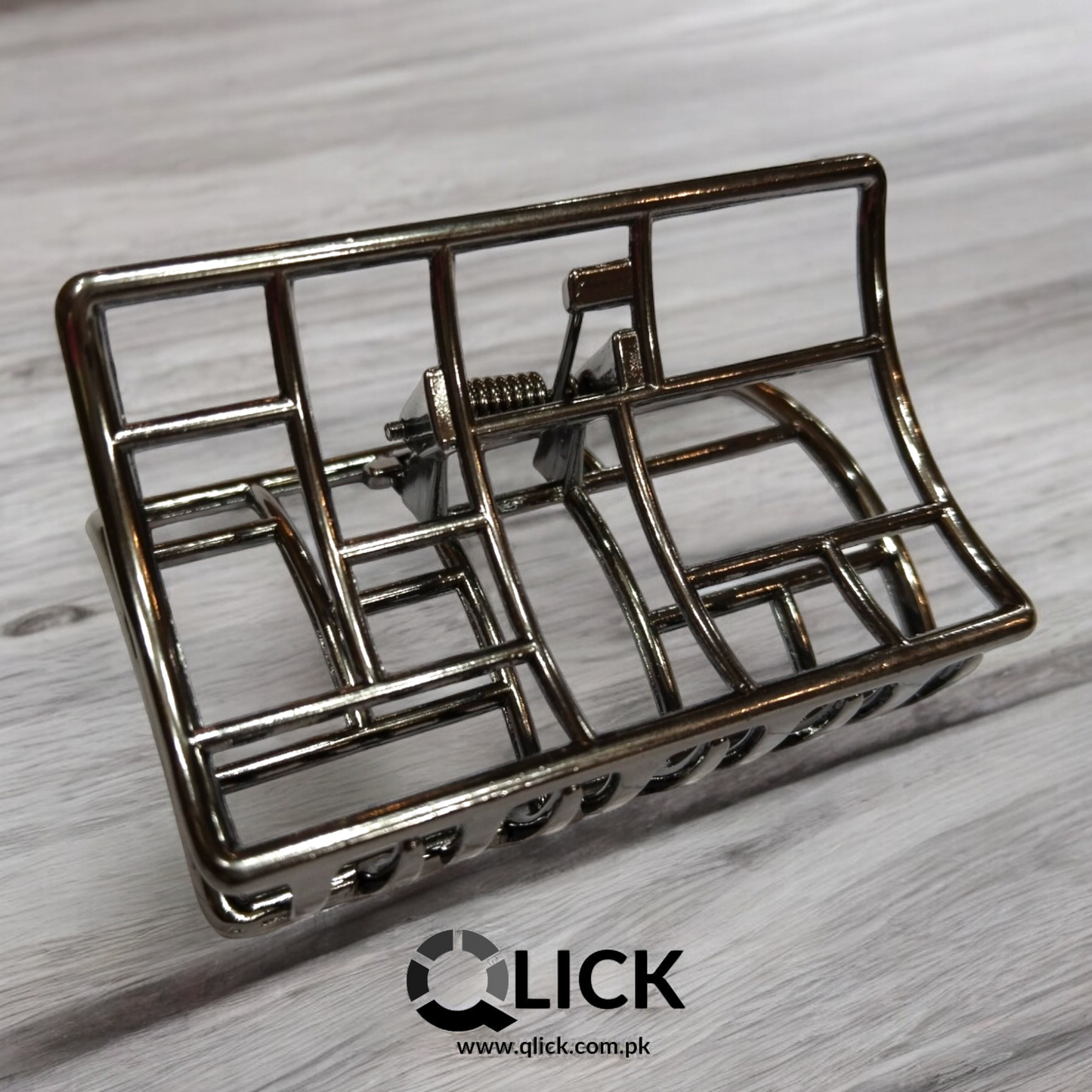 Geometric Metal Hair Claw