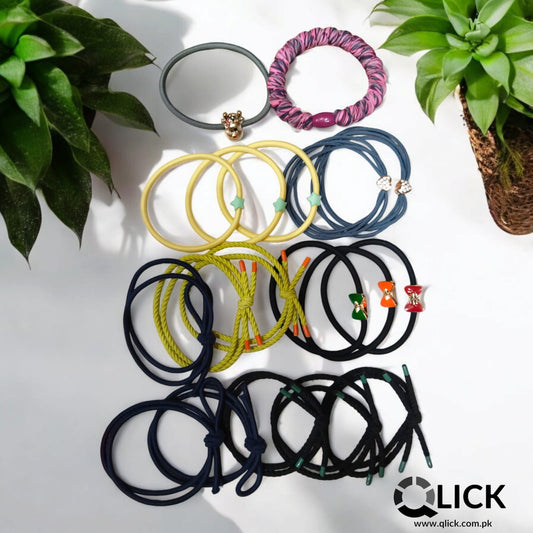 19 pcs Hair Ponies