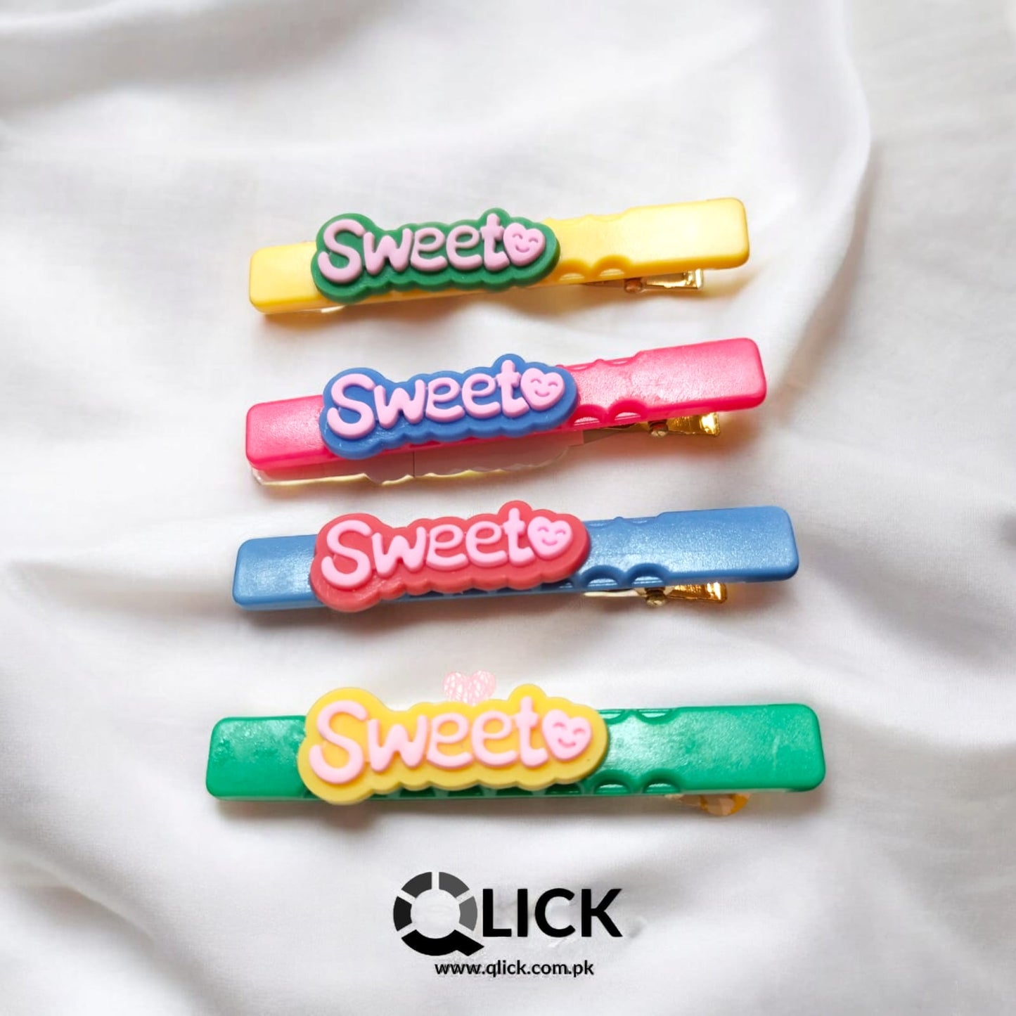 Funky Hair Clips Pack of 4