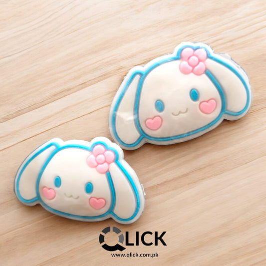 Soft Rubber Hair Clip (pair)