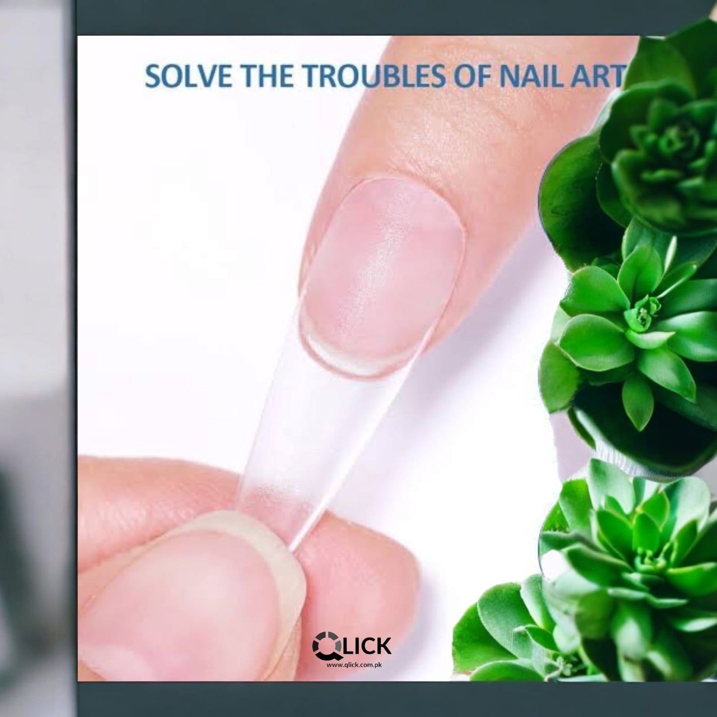 500pcs-Acrylic Nail tips/Soft Gel Tips French Nail Extension