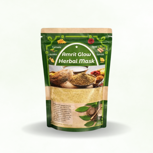 🌿 Amrit Glow Herbal Mask