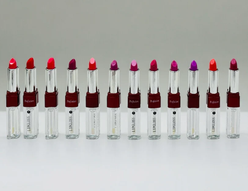 Profusion Imported pack of 12 Lipsticks & lip Gloss 2in1